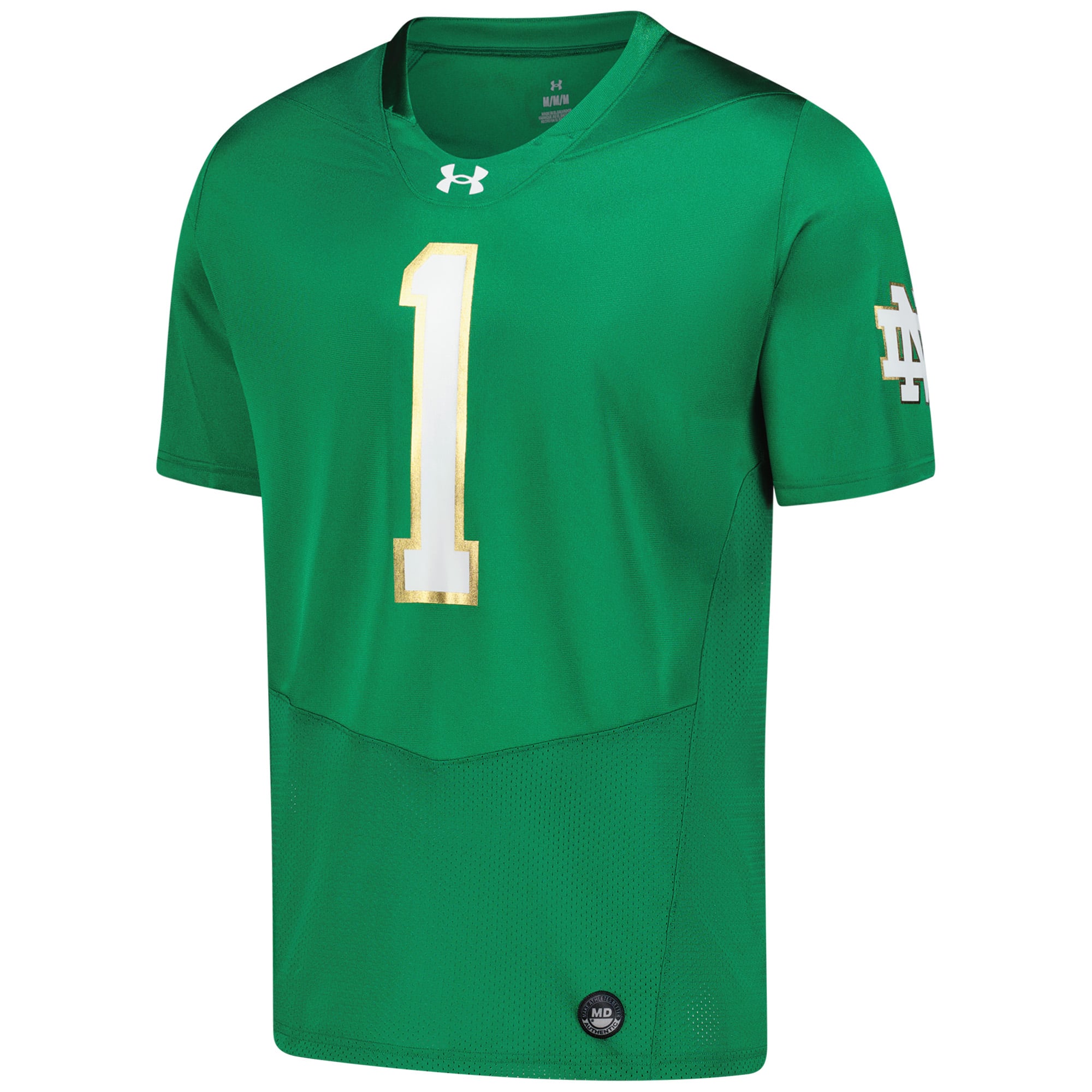 Men's Green Notre Dame Fighting Irish Football Jersey