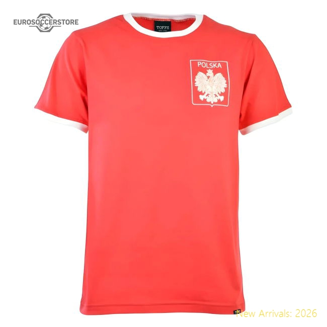 Poland 12th ManT-Shirt - Red/White Ringer
