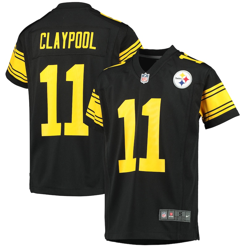None Chase Claypool Pittsburgh Steelers Fan Favorite Team Replica J...