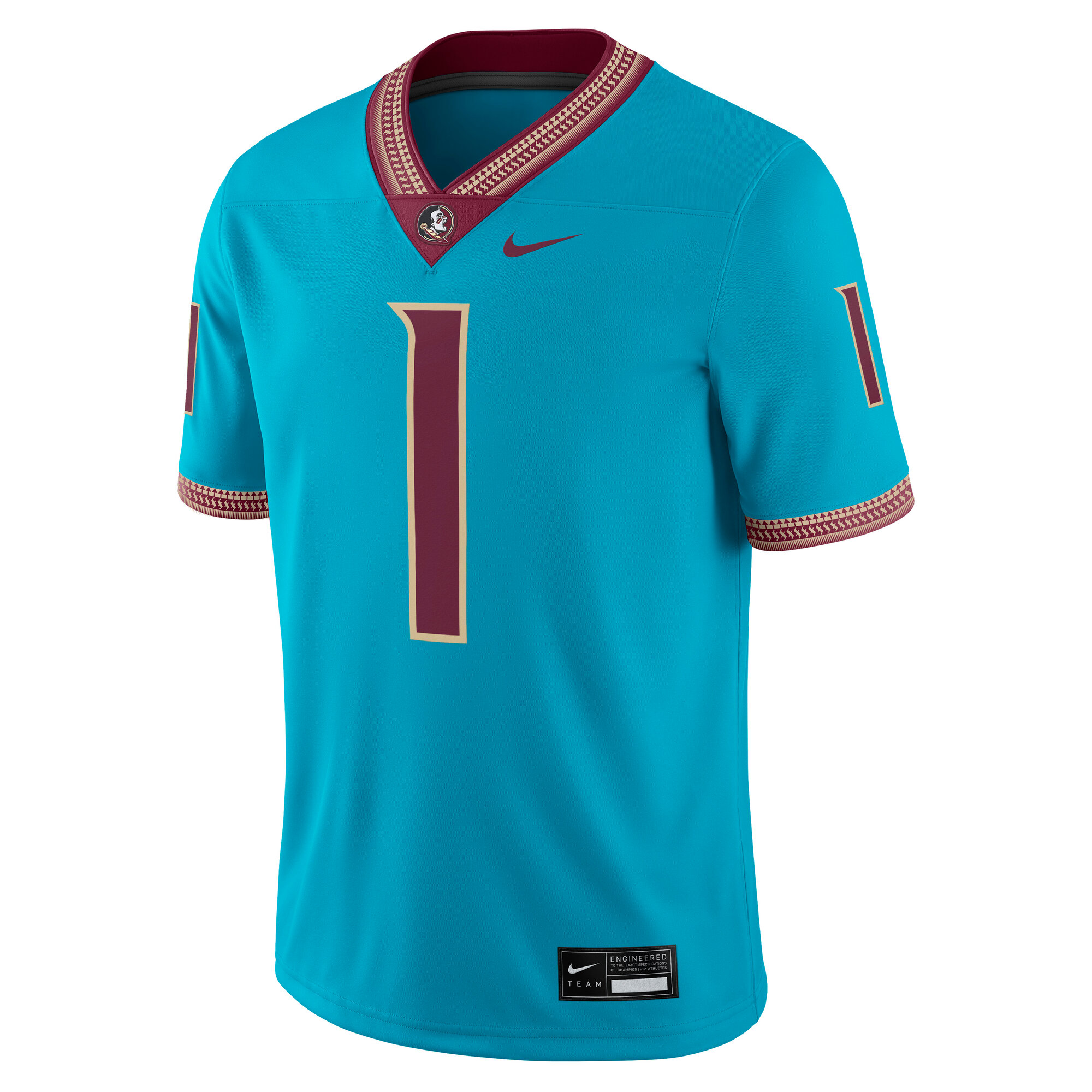 [NJP] Florida State Seminoles Alternate Game Jersey - Turquoise