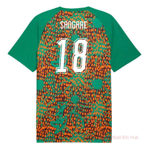 [EFS] 2026/27 Ivory Coast Warm Up Jersey (Sport Green) (Sangare 18)
