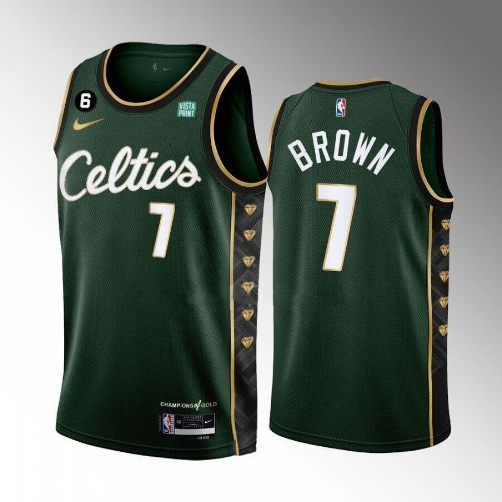 Official 7 Boston Celtics Green Jersey - City Edition - Game Day Essential