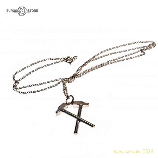 Official West Ham United Fc Sterling Silver Pendant & Chain Hm