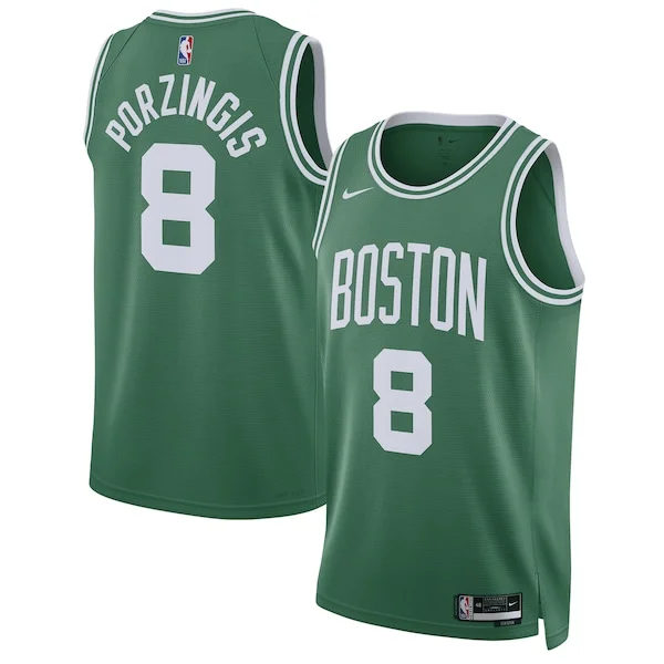 Kristaps Porzingis BOS Official Swingman Jersey - Green - Fan Favorite