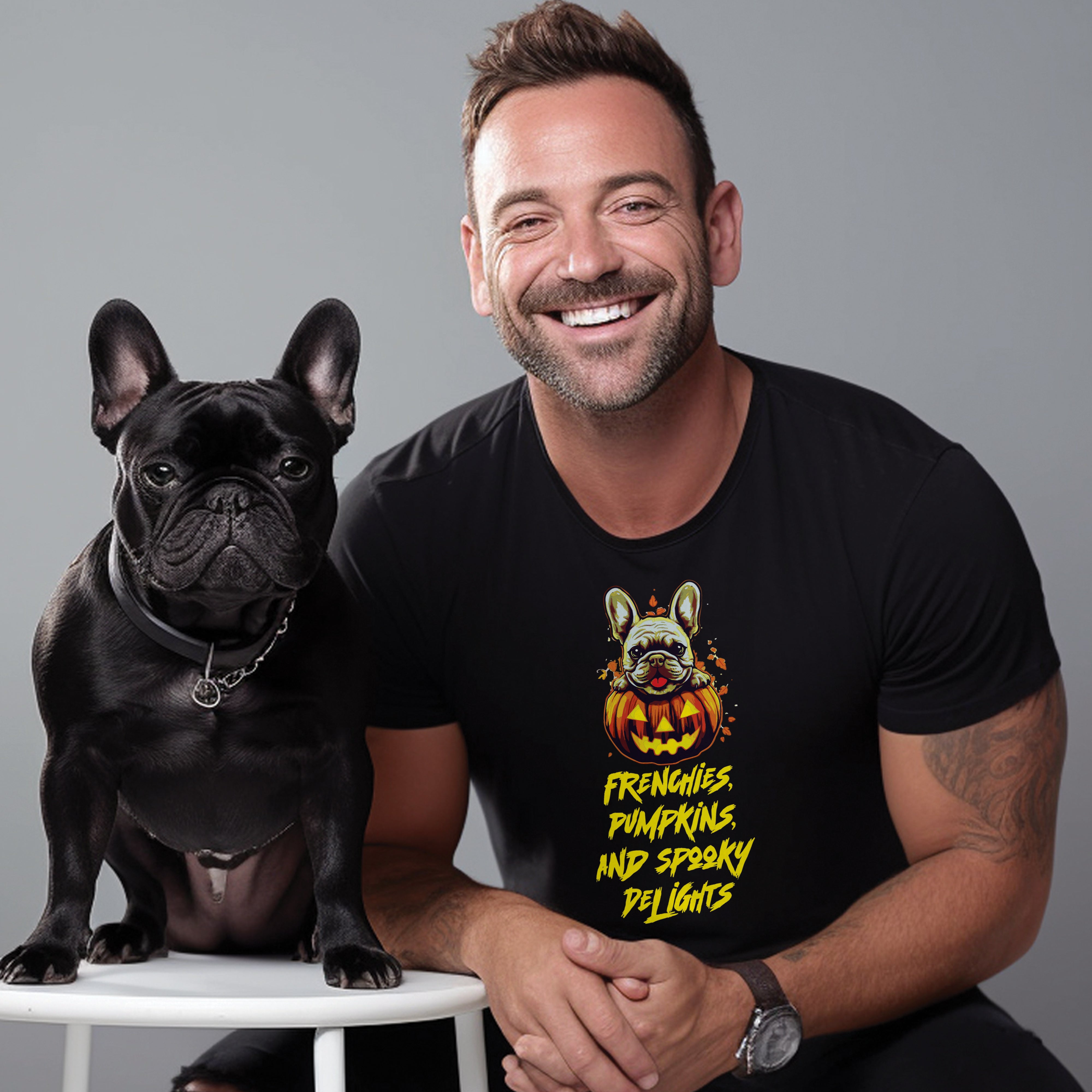 High-Quality Premium Scary Frenchie - Unisex T-shirt for Casual Outings