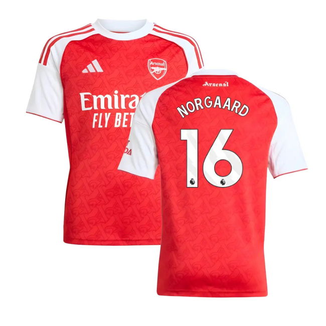 2025-2026 Arsenal Home Shirt (Kids) (Norgaard 16)