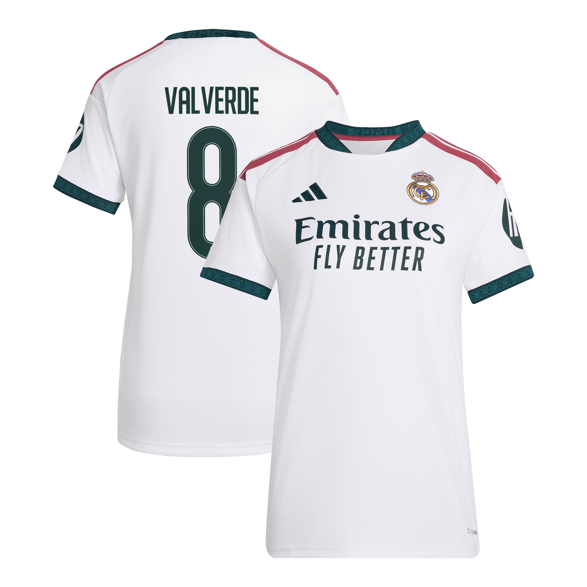 [LK] Youth Federico Valverde Real Madrid Women's 2026/27 Home Replica Jersey - White