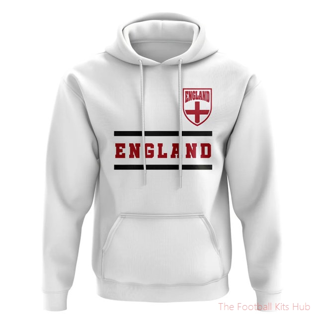 England Core Football Country Hoody (White)