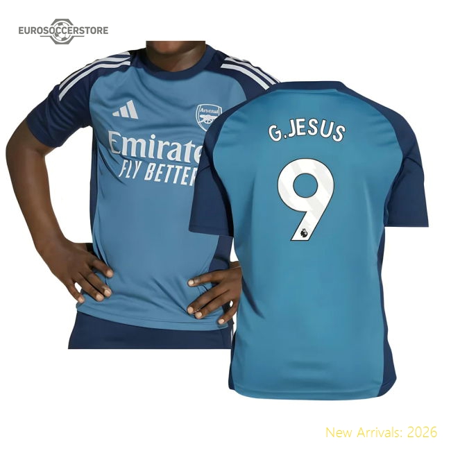 High-quality Kids Arsenal G.jesus Jersey 2025-2026 Moisture-wicking