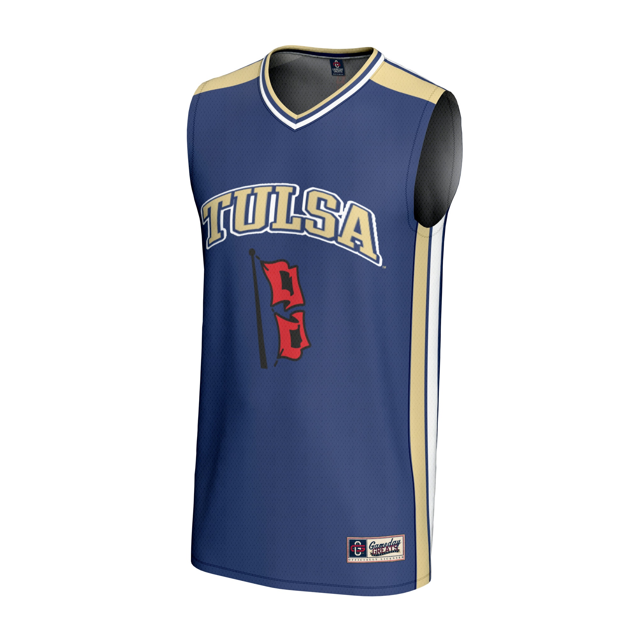 [DDG] Tulsa Golden Hurricane GameDay Greats Basketball Jersey - Royal
