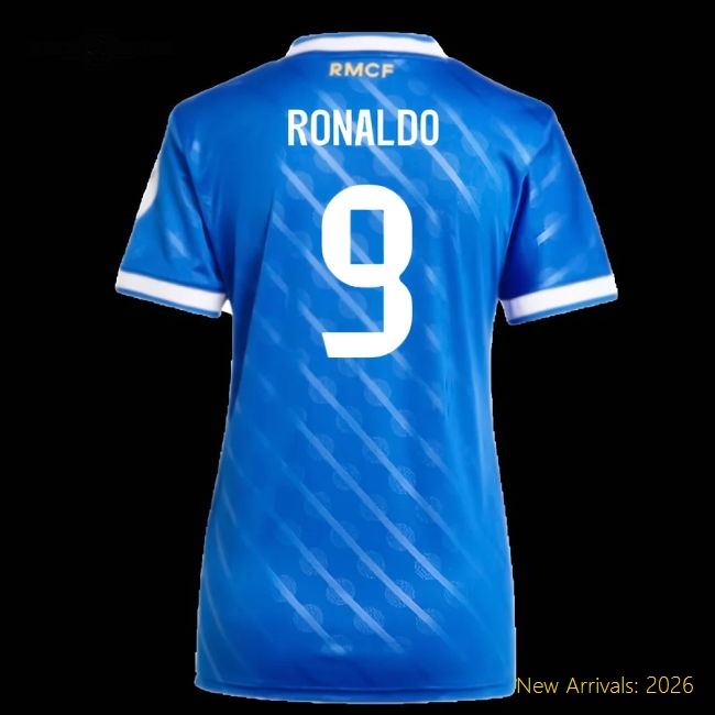 2025-2026 Real Madrid Third Kit Fan Version Women'S 2026 Real Jersey