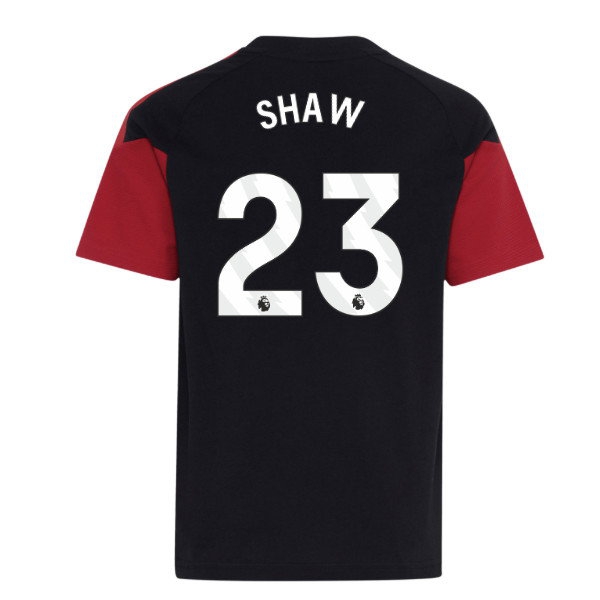 [DDJ] 2026-2027 Man Utd Tiro Training Tee (Black) - Kids (Shaw 23)