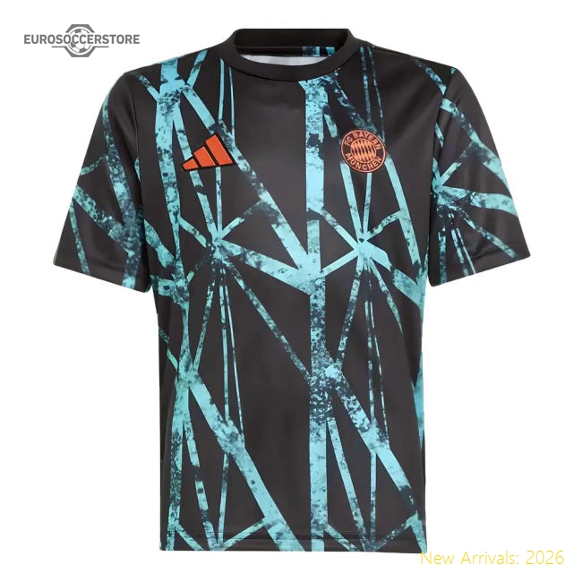 2024-2025 Bayern Munich Pre-match Shirt (black) - Kids - Great Value