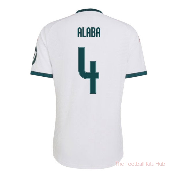 Football Team Real Madrid Home 2026/27 Jersey (Alaba 4)