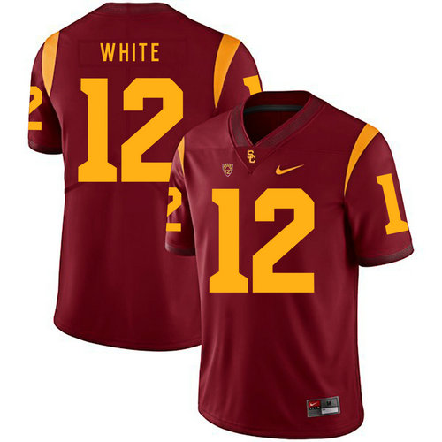 Men's None White 2024 home jersey Charles White #12 away jersey Jersey