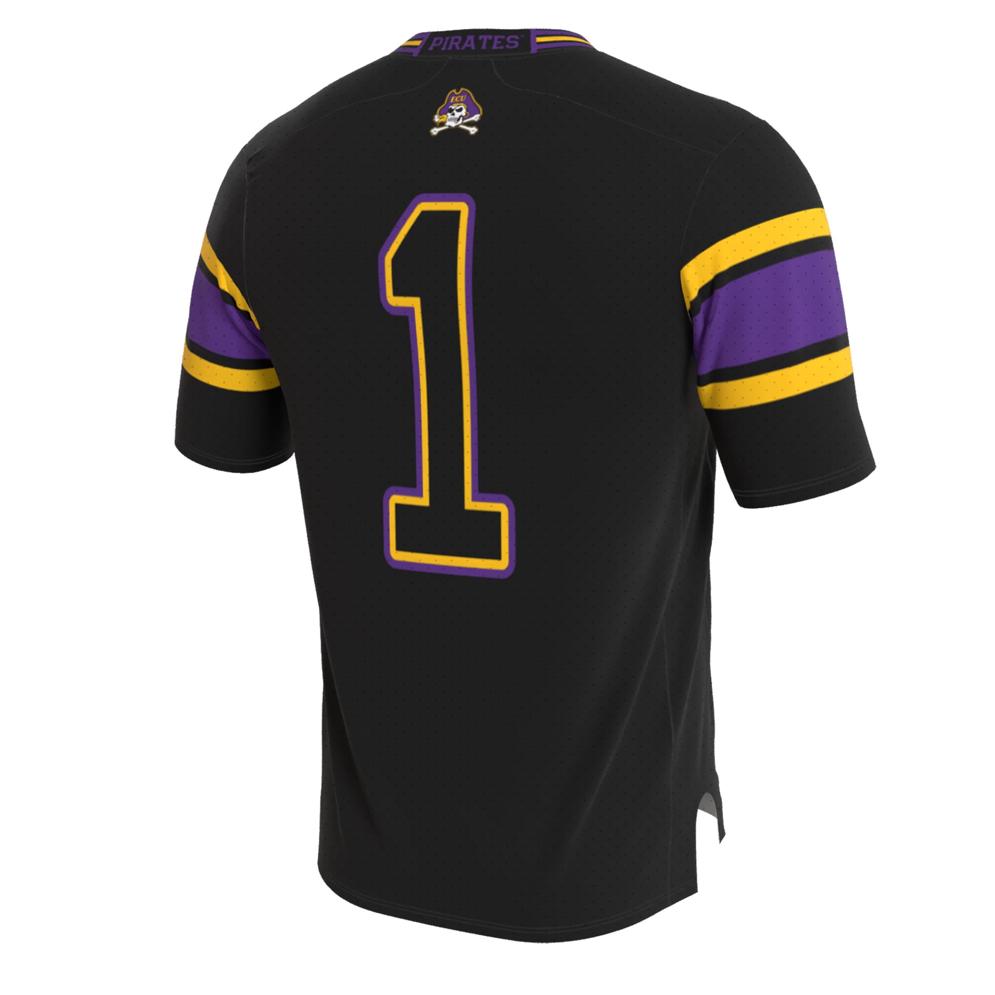 Unisex ECU Pirates Lightweight Collegiate Football Blackout Fashion Jersey