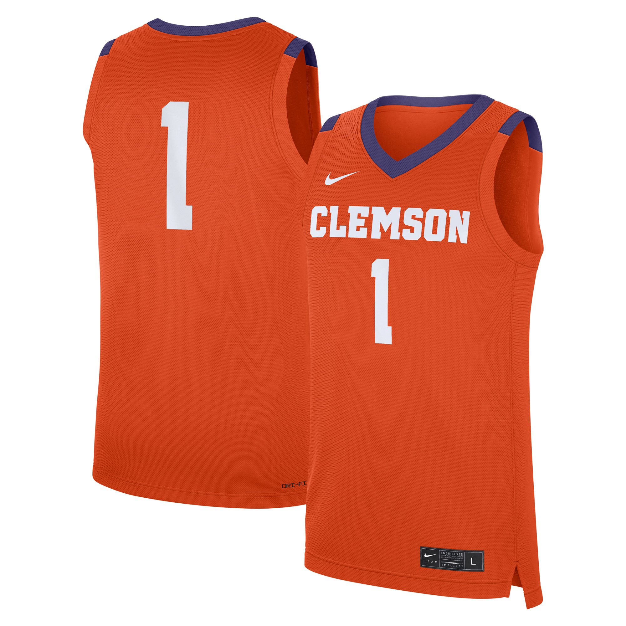 [NJP] Clemson Tigers Road Replica Jersey - Orange