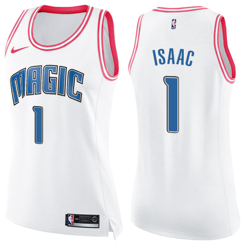 White Nike Orlando Magic #1 Jersey - Polyester NBA Fan Apparel