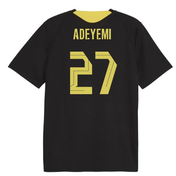 [JED] 2026-2027 Borussia Dortmund Training Jersey (Black) (Adeyemi 27)