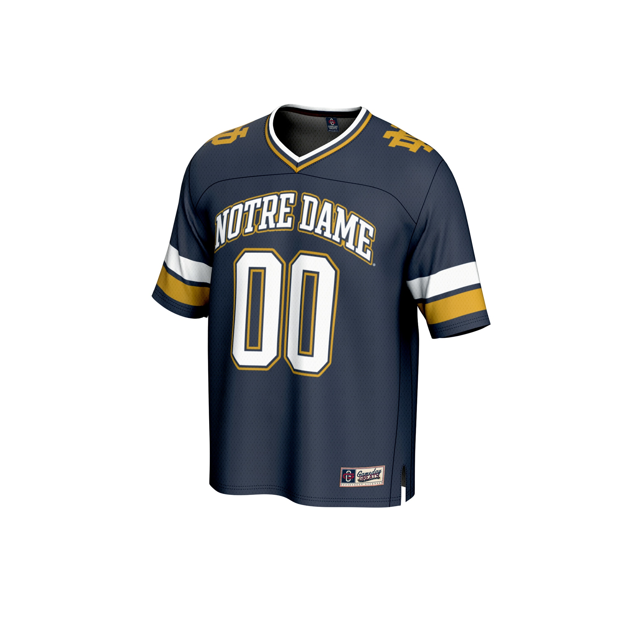 [NJP] Notre Dame Fighting Irish GameDay Greats Youth NIL Pick-A-Player Football Fashion Jersey - Navy