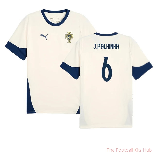 [SD] 2025/26 Portugal Training Jersey (Sugared Almond) (J.Palhinha 6)