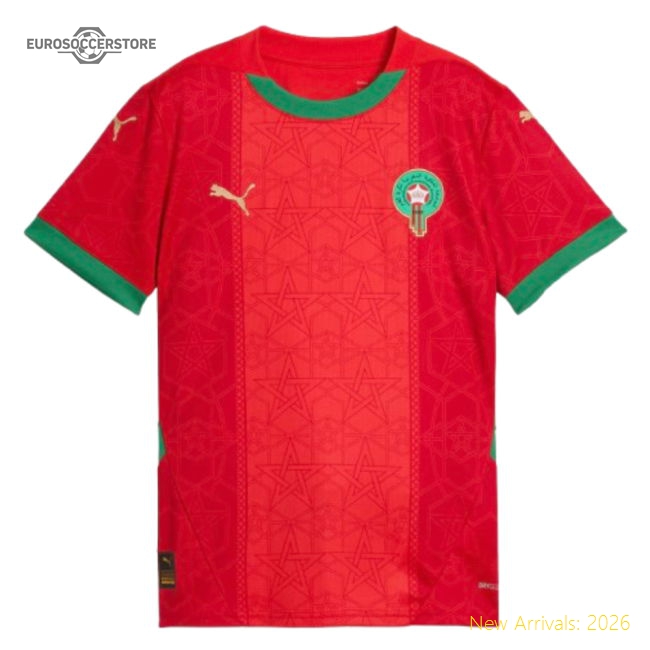 2024-2025 Atlas Lions Main Jersey (kids) (hakimi 2) - Excellent Value