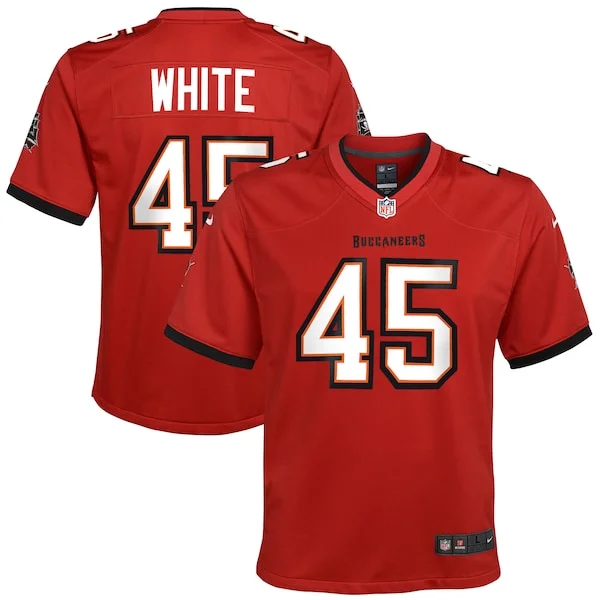 None Game NFL Jersey - Red | Elite Football Apparel | NFL Football