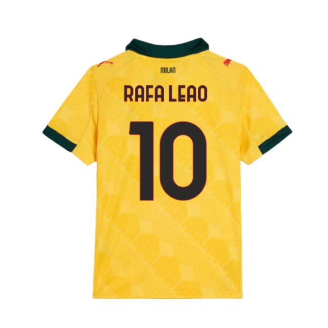 2025-2026 AC Milan Third Shirt (Kids) (Rafa Leao 10)
