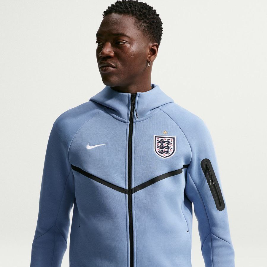 [EFKS] 2026 England Hoodie NSW Tech Fleece FZ World Cup Work Blue/White Apparel