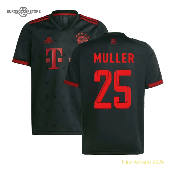 Trending 2022-2023 Bayern Munich Third Shirt (Kids) (Muller 25)