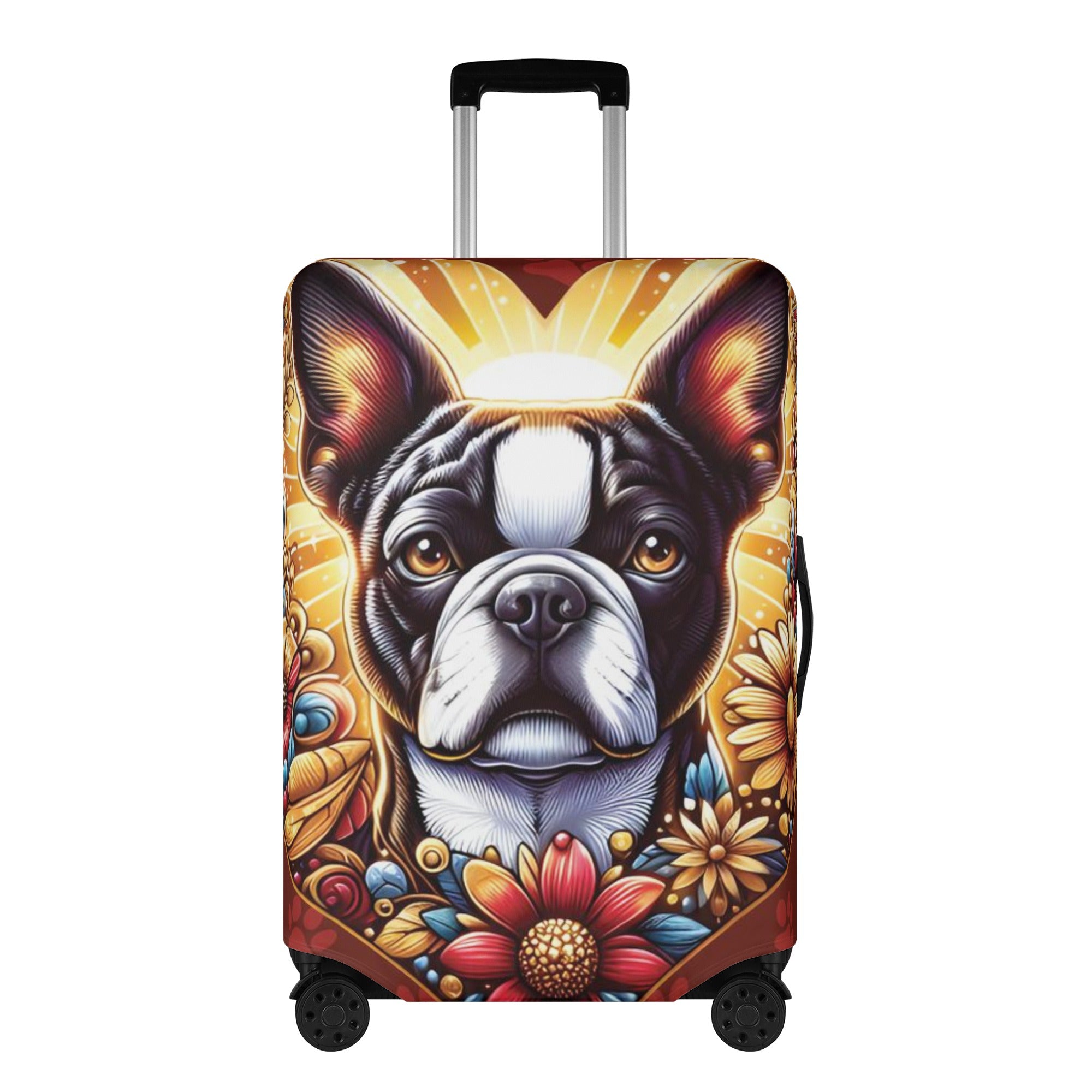 Fashion-Forward Reggie - Luggage Cover For Boston Terrier Lovers for ...