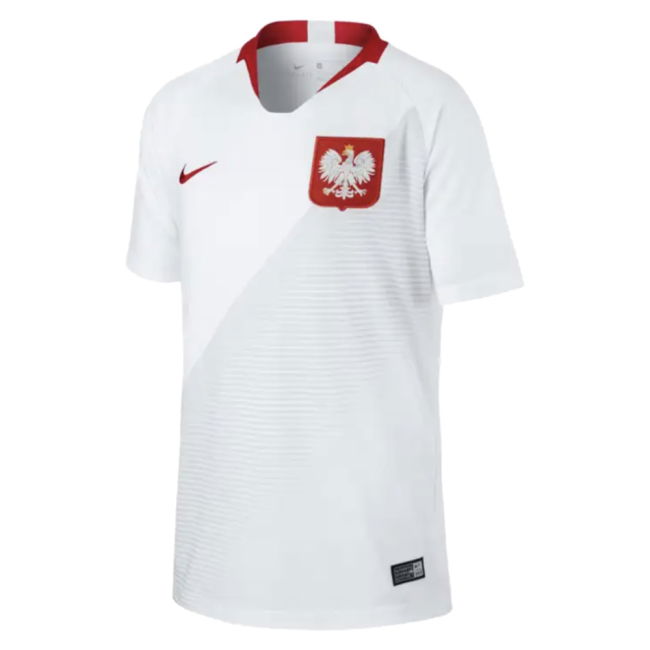 Match Worn Style Poland Top Level Home Professional Jersey (Kids)