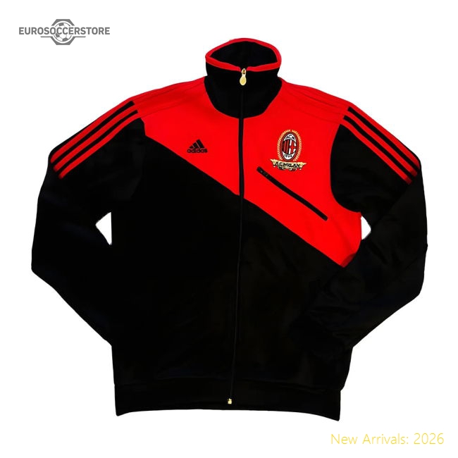 Exceptional Ac Milan 2008-09 Adidas Training Jacket ((excellent) M)