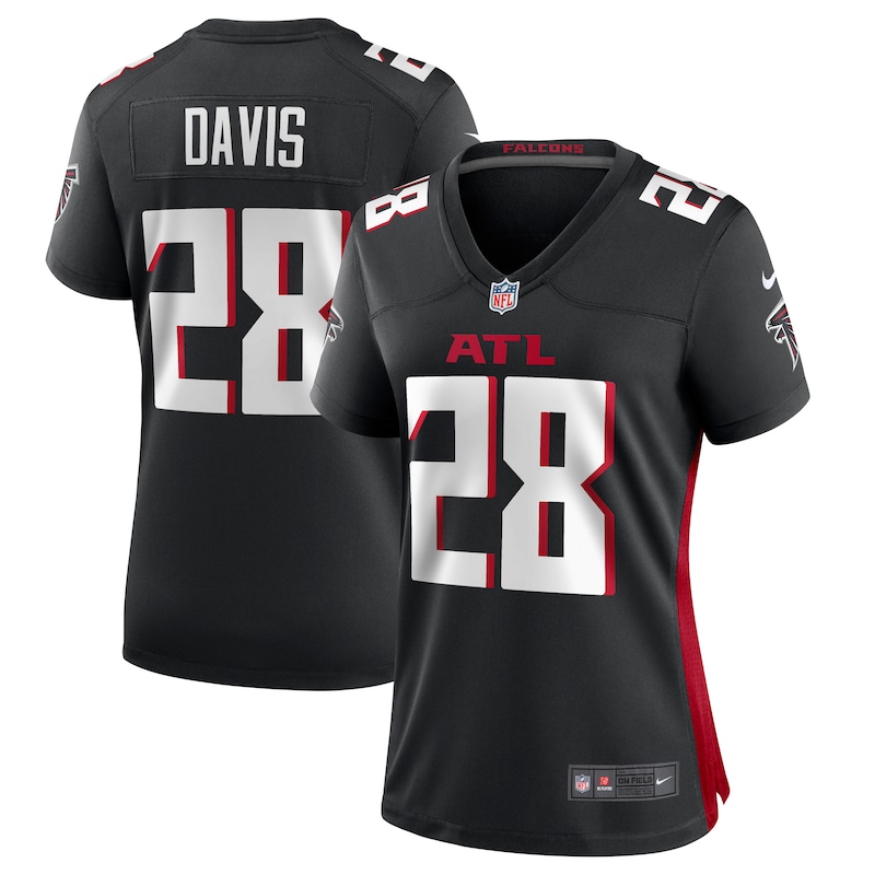 None Mike Davis ATL Falcons Sleek Budget-Friendly Jersey Football Appa