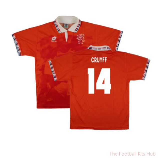 Holland 1996-97 Home Shirt (M) (Very Good) (CRUYFF 14)