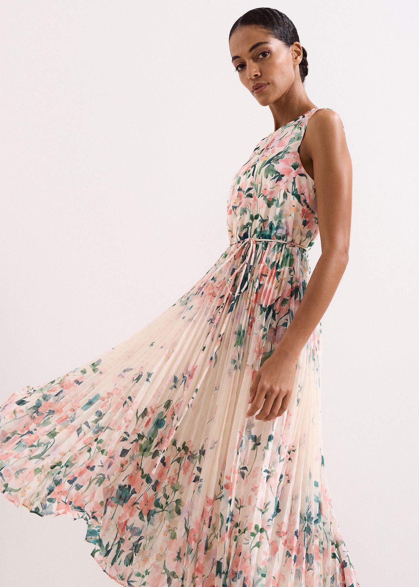 Petite Georgiana Print Midi Dress