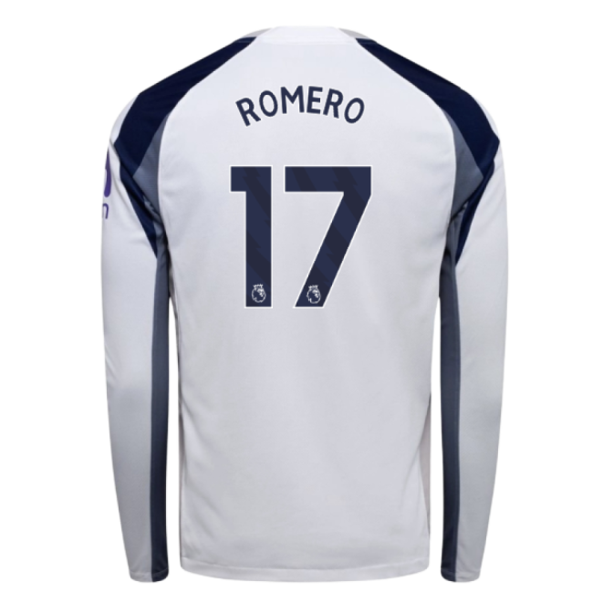 Luxury 2025-2026 Spurs Long Sleeve Home Shirt (romero 17)