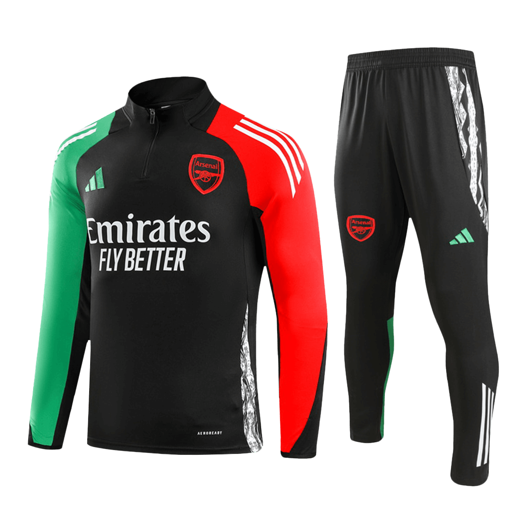 Arsenal Zipper Sweatshirt Kit(Top+Pants) 2024/25 Authentic Kit