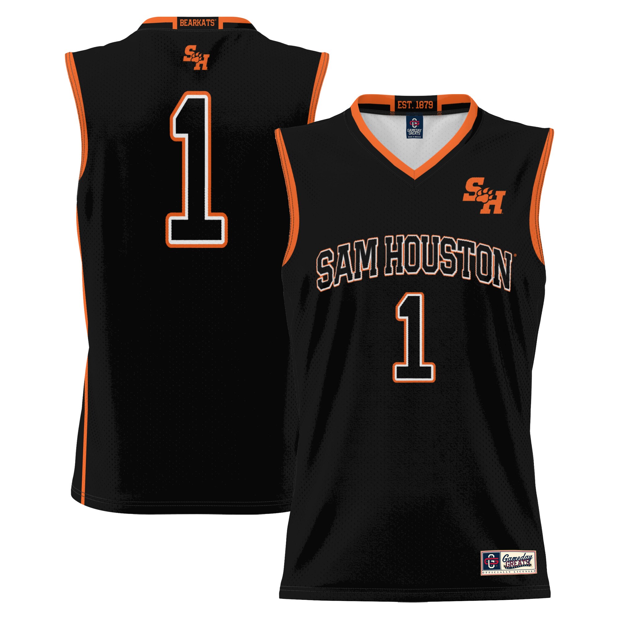 [DDG] Sam Houston State Bearkats GameDay Greats Youth Lightweight Replica Basketball Jersey - Black