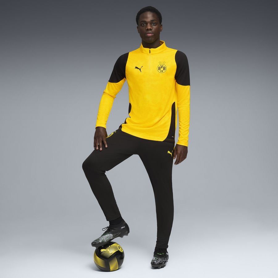 Dortmund Training Trousers - PUMA Black/Faster Yellow