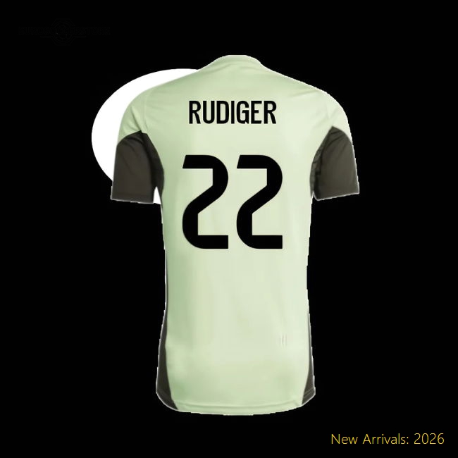Child-friendly Kids Football Team Rudiger Jersey 2025-2026