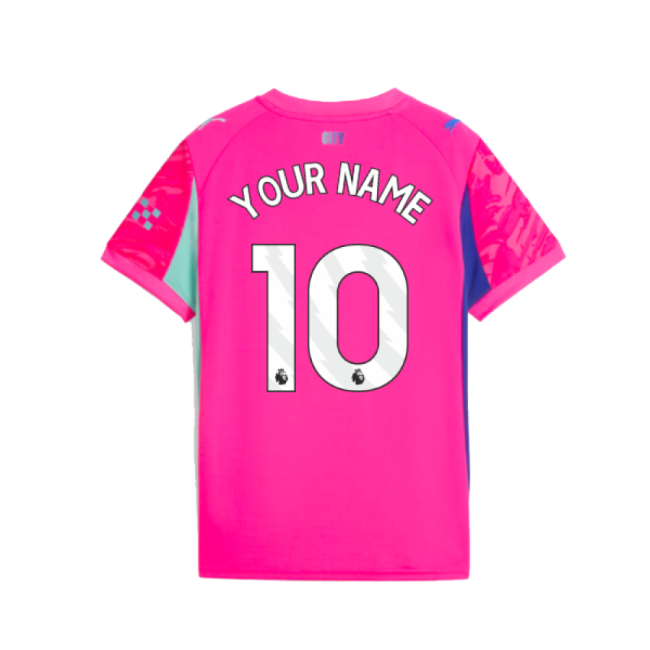 2025-20 Man City Soccer Jerseys official Home Shirt - Kids