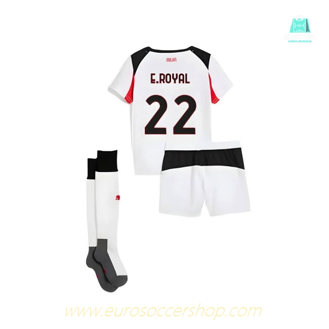 2025-2026 AC Milan Away Mini Kit (E.Royal 22)