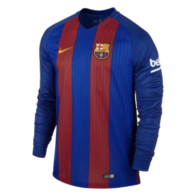 Barca 2015-2016 Home Soccer Jersey | Player Issue | Durable
