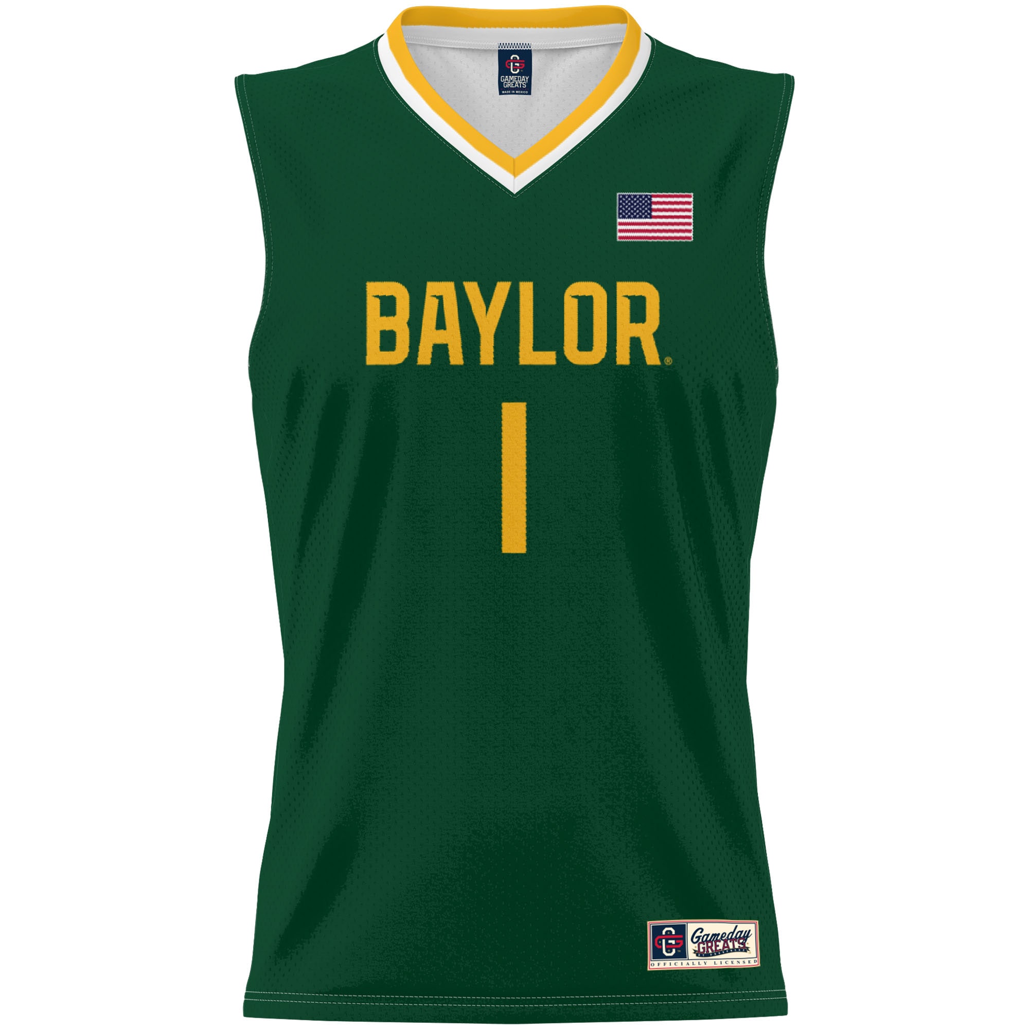 [DDG] Baylor Bears GameDay Greats Youth Lightweight Basketball Jersey - Green