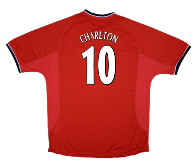 Manchester United 2000-02 Home Kit ((Excellent) XXL) (Charlton 10)