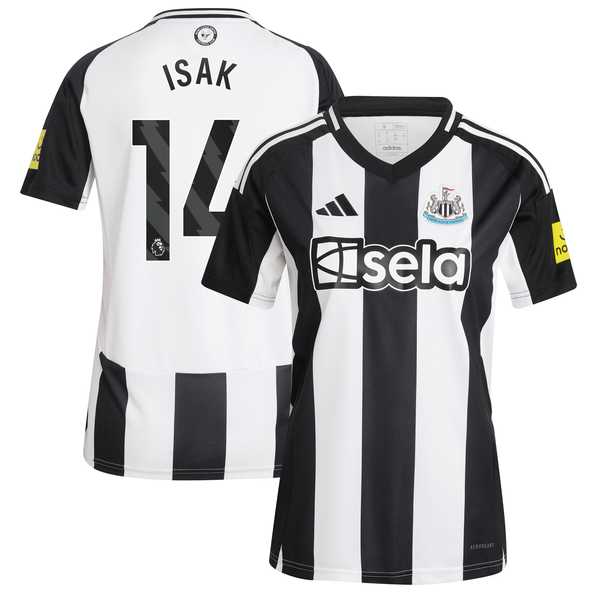 [SJH] Alexander Isak Newcastle United Women's 2024/25 Home Replica Player Jersey - Black