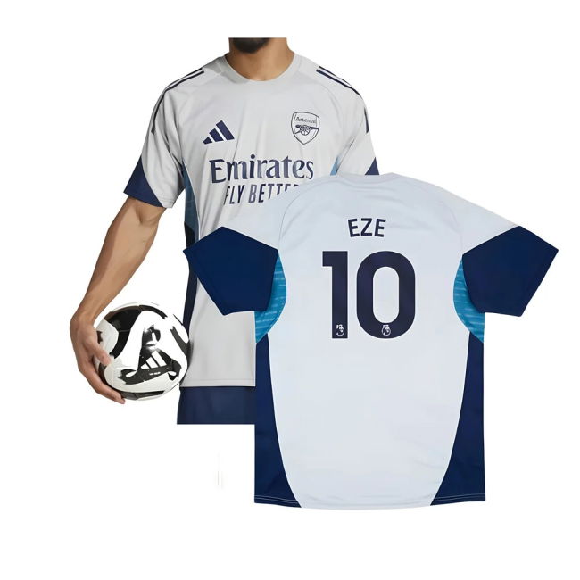 2025-2026 Arsenal Training Shirt (Grey Two) (Eze 10) - game day