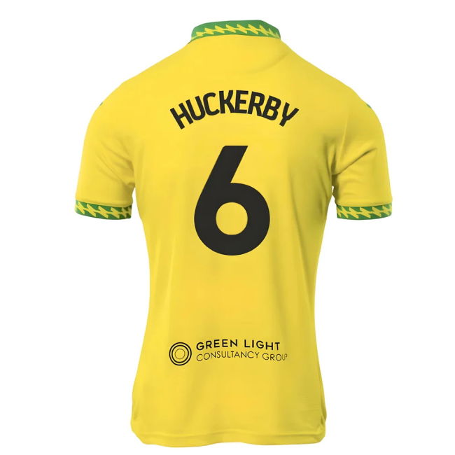 2025-2026 Norwich City Home Shirt (Huckerby 6)