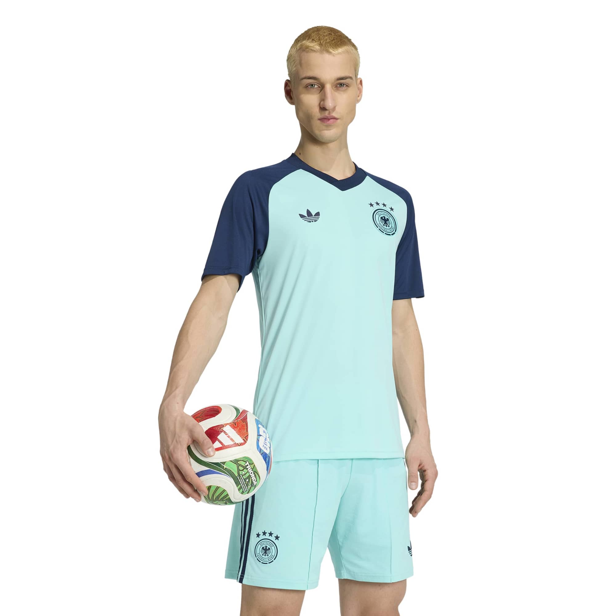 [JED] Germany National Team 2026 Pre-Match Jersey Top - Turquoise